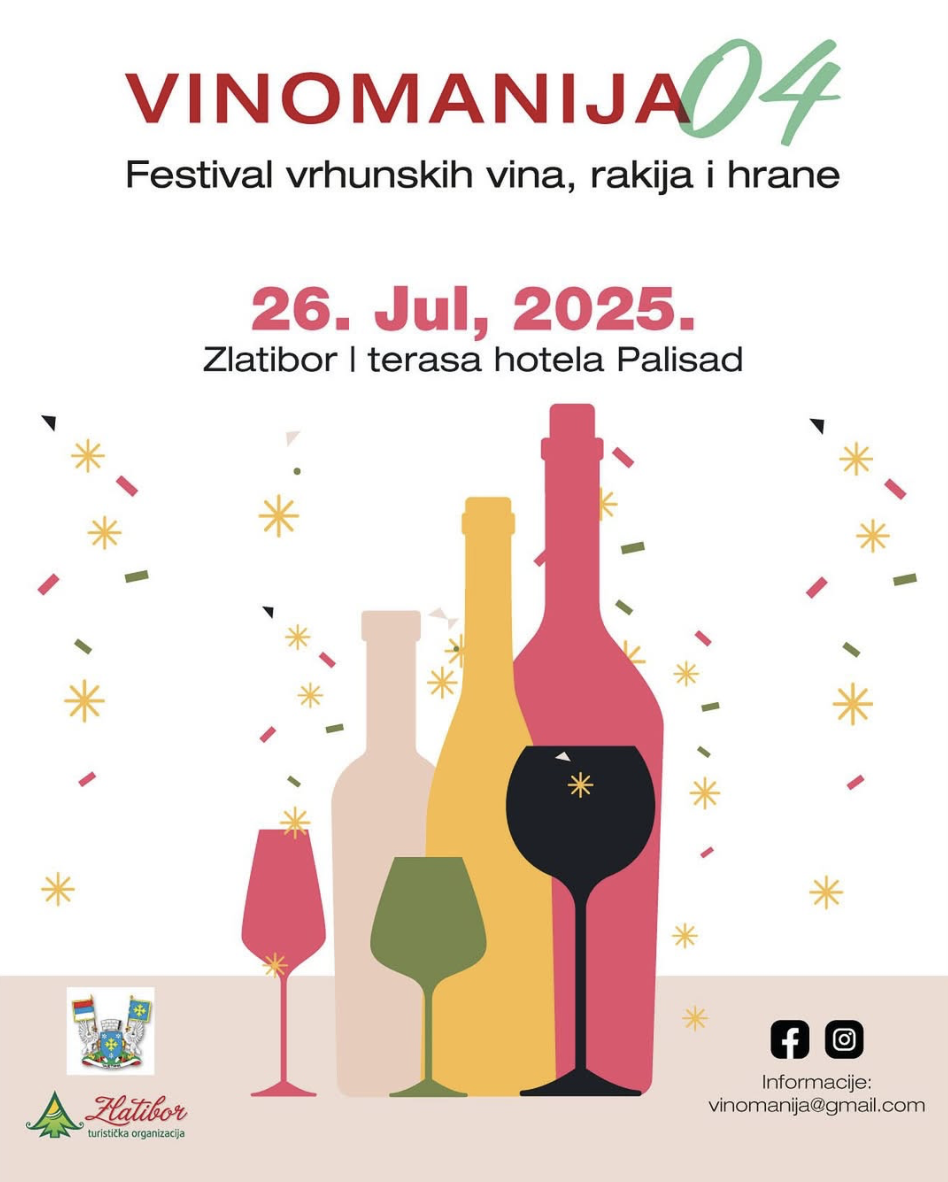 Vinomanija Zlatibor 2025. - Wine event in Zlatibor, Serbia